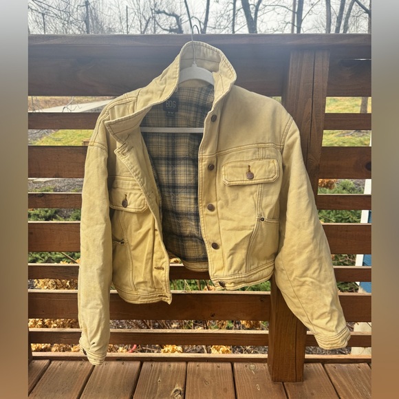 BDG Cropped Yellow Jean Jacket - Picture 4 of 5